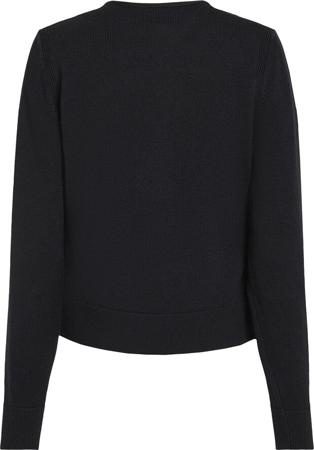 Tommy Hilfiger UL DOWN KNIT MIX JKT Black