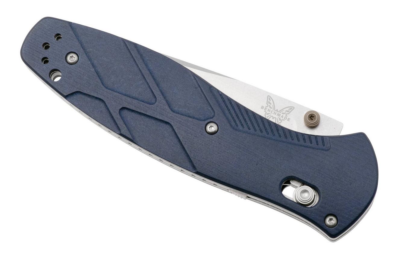 Benchmade Barrage 581-03 Stonewashed CPM S30V, Blue Canyon Richlite, zakmes