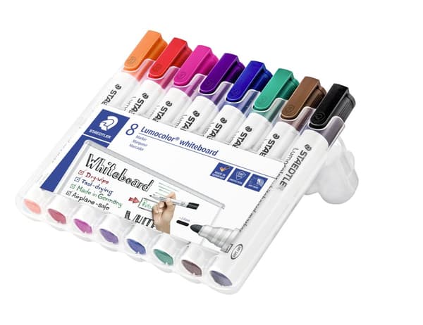 Lumocolor Whiteboardtusj 8 stk. Staedtler