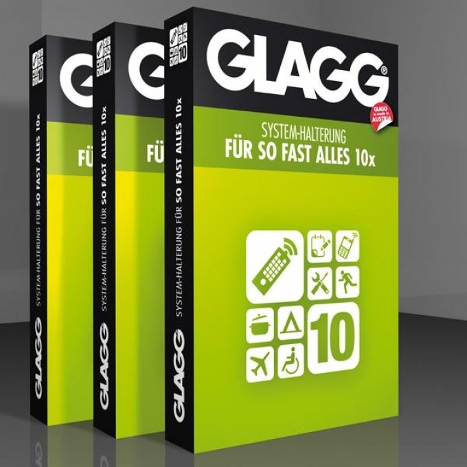 Glagg Uni-Halterung Family Silver