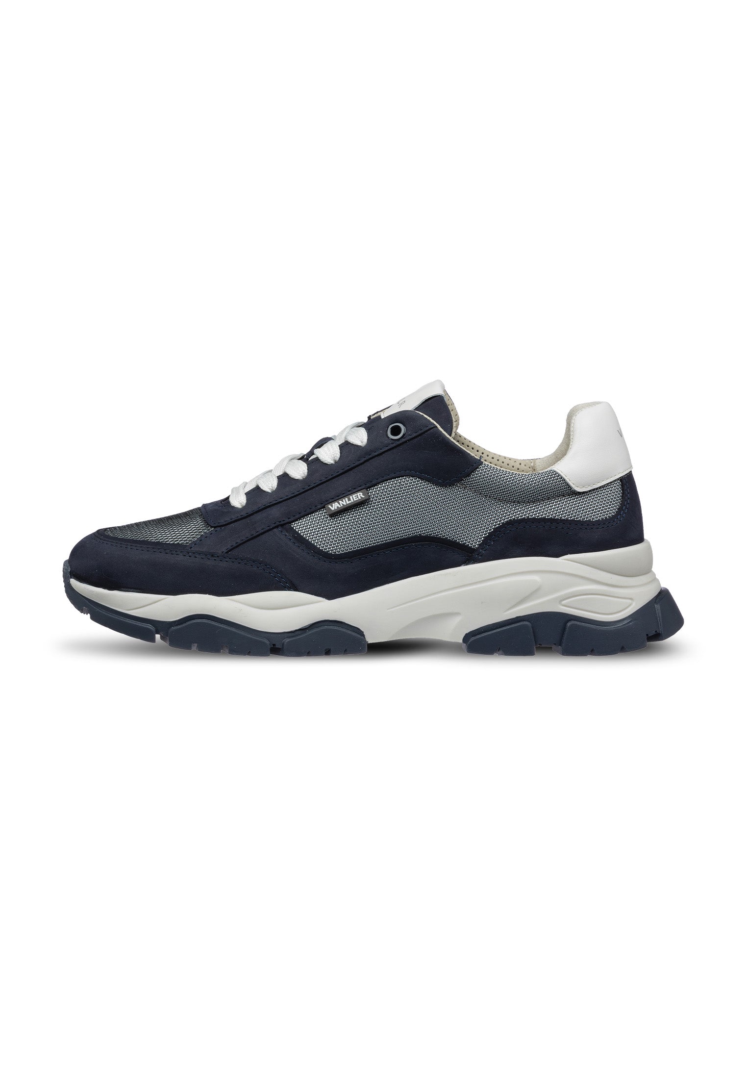 Navy blauw combi Raptor sneaker