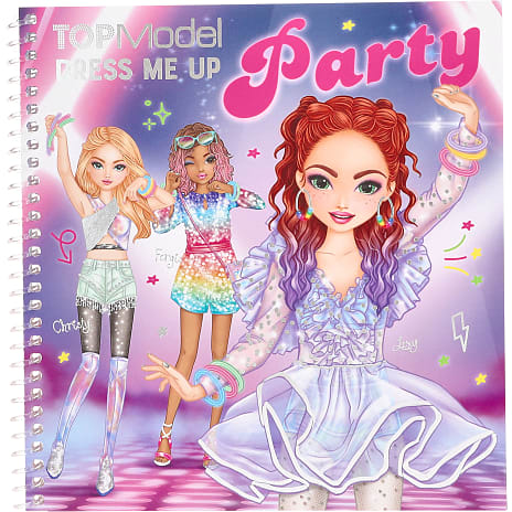 TOPModel Dress Me Up party stickerbog