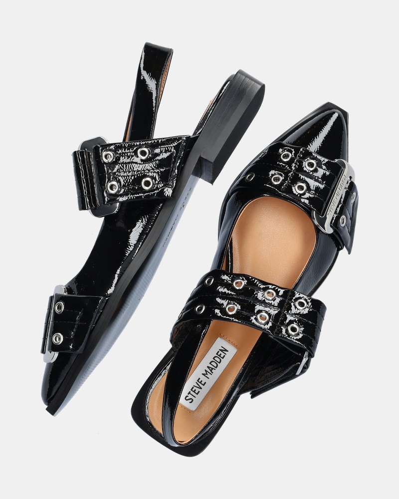Steve Madden Grand Ave Ballerinas & instappers  - zwart