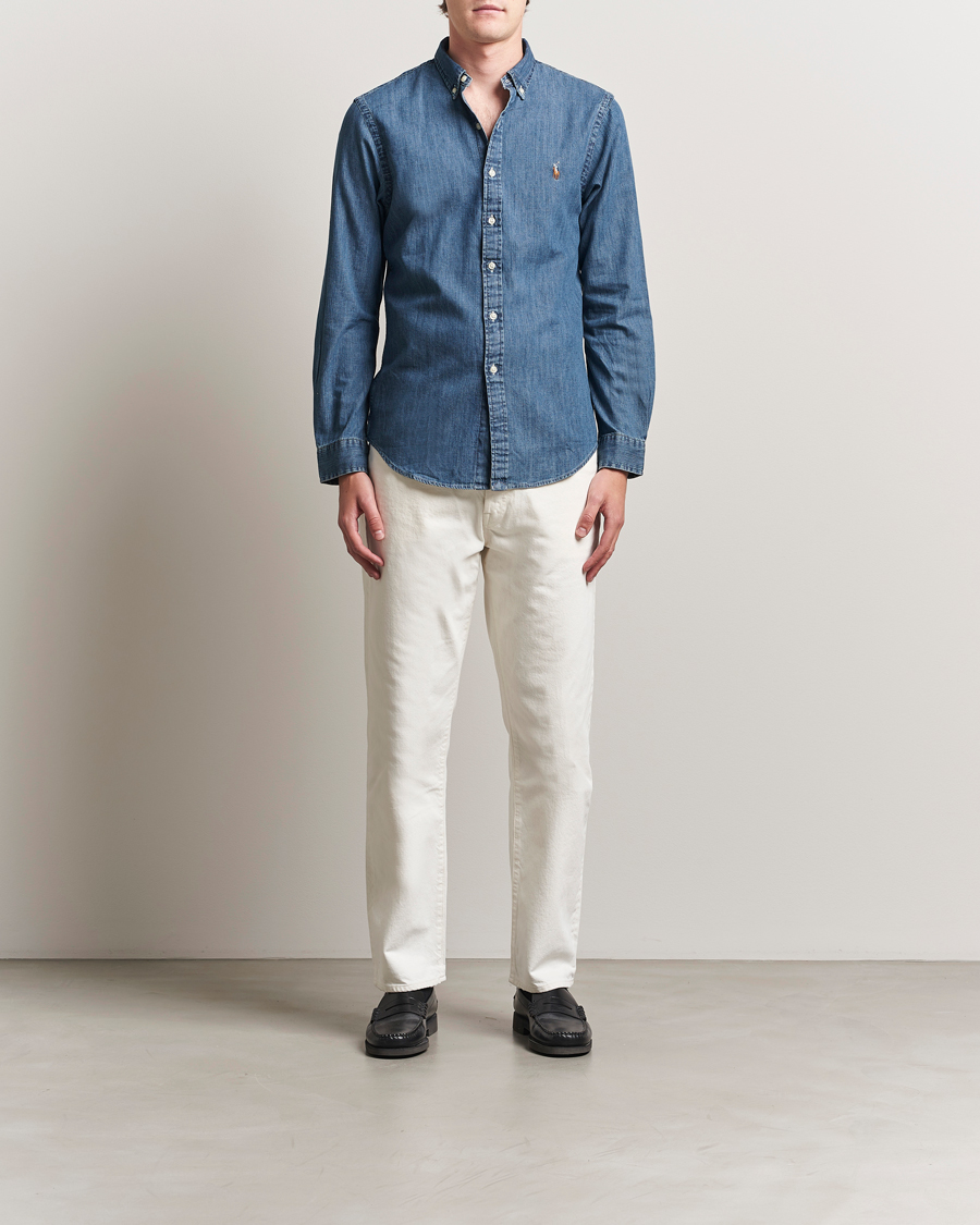 Polo Ralph Lauren Slim Fit Shirt Denim Dark Wash