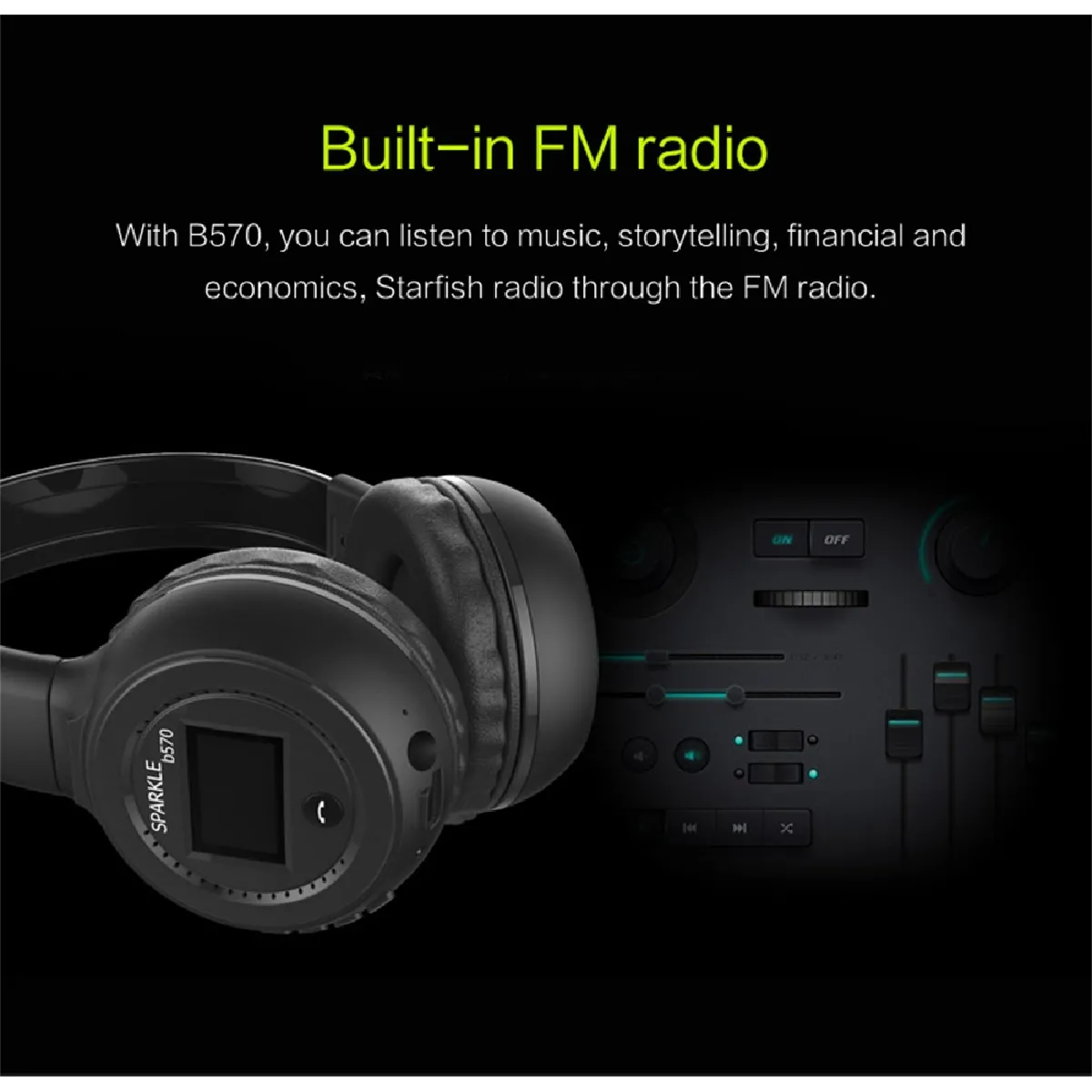 Universal Général Casque Bluetooth 4.1 - Noir