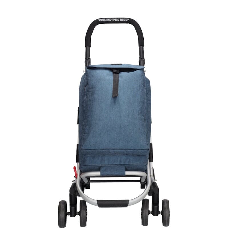 Beagles Shop&Go Boodschappentrolley 4-Wielen Blauw