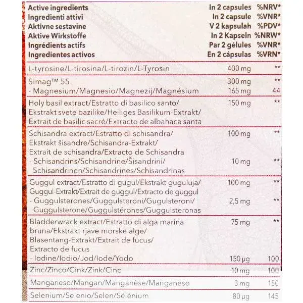 Sensilab Thyrolux Thyroïde 60 cápsulas