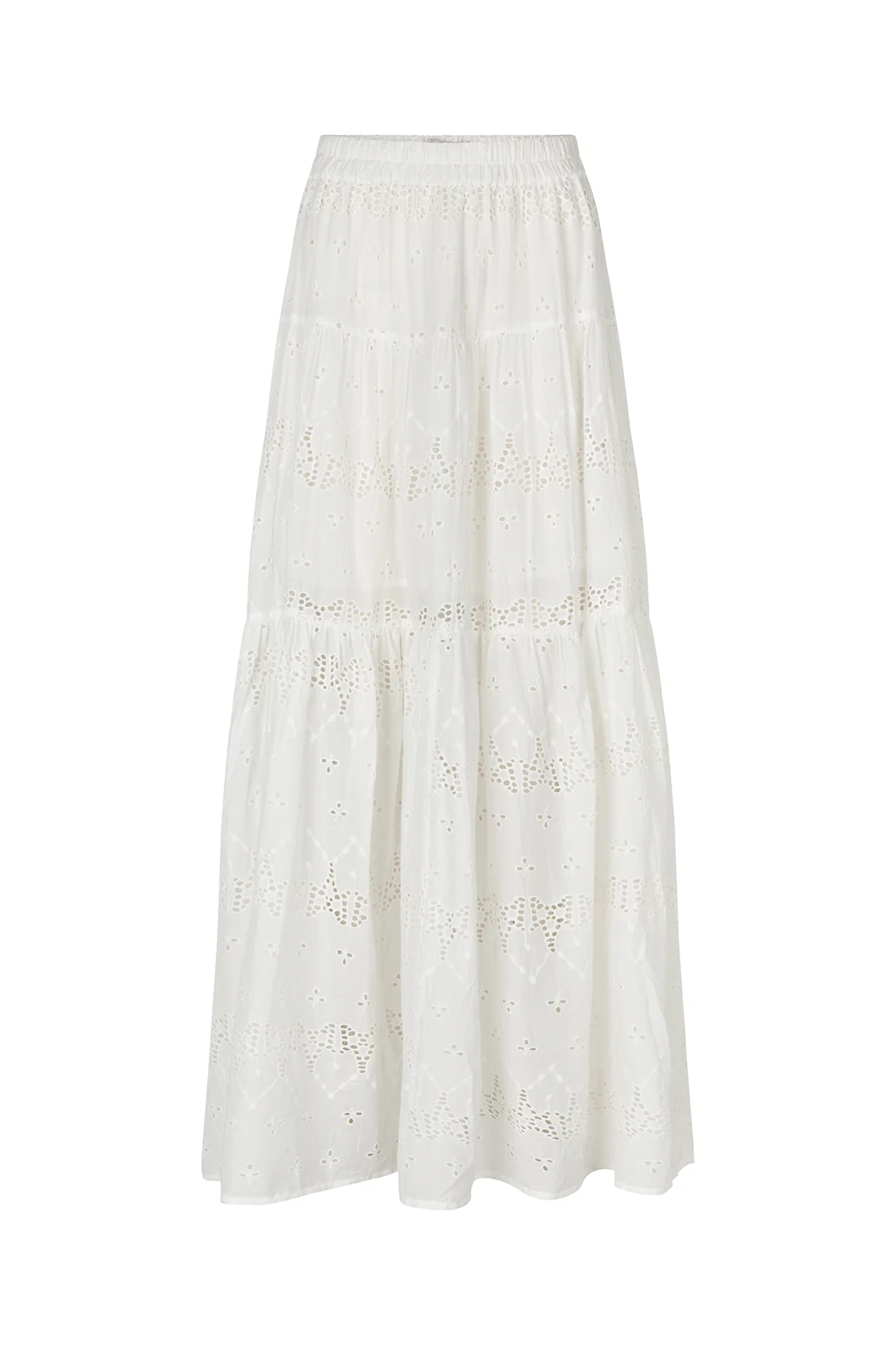 Lollys Laundry  Sunset lang nederdel - Cream