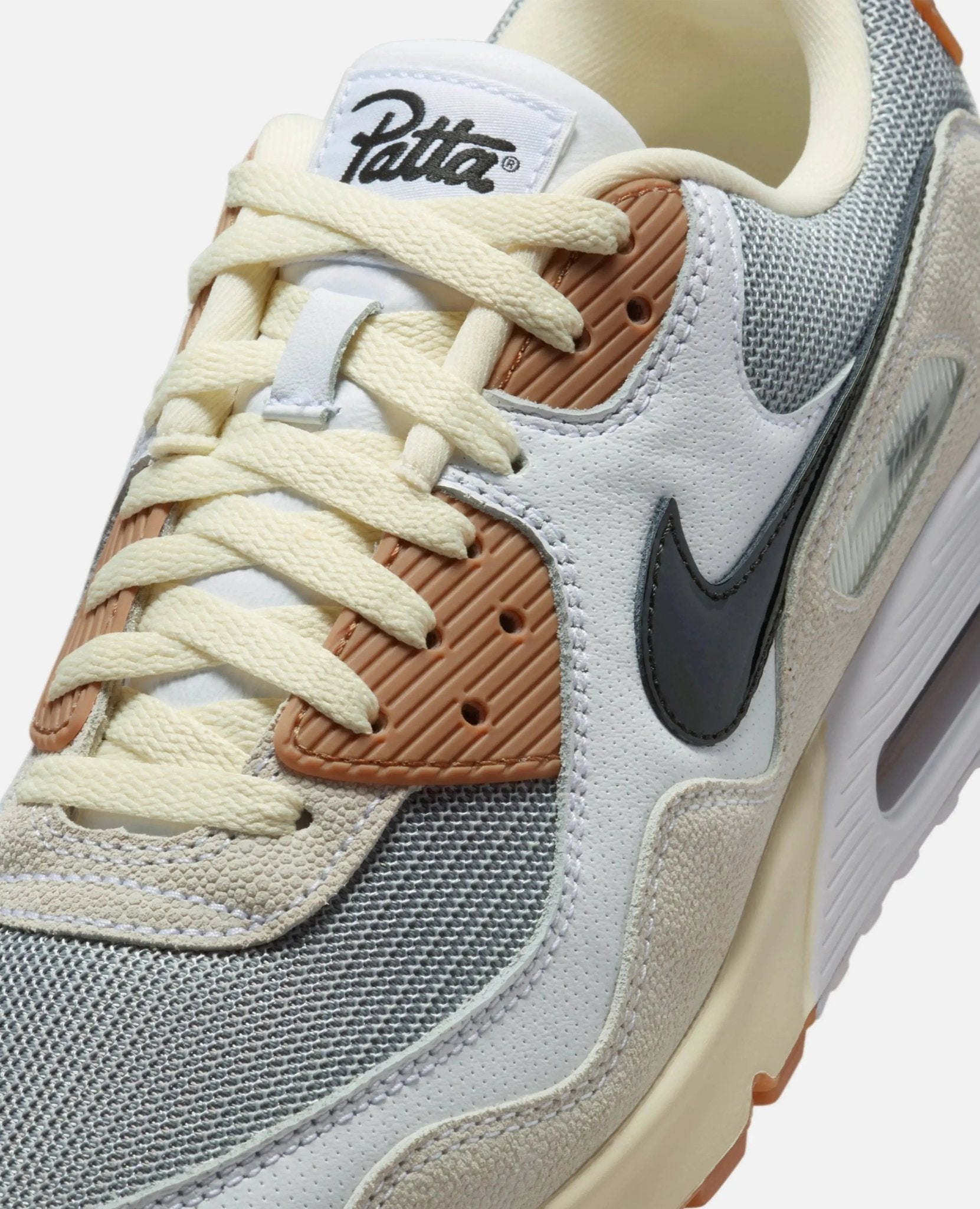 Patta x Nike Air Max 90 SP (Particle Grey/Black-Coconut Milk-White)
