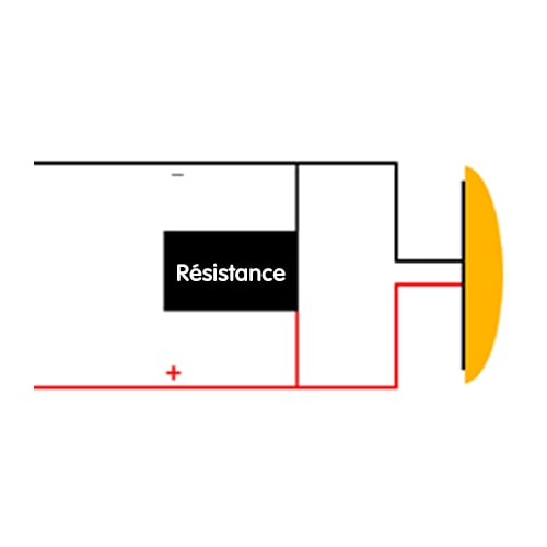 Résistance pour Feu AR Clignotant LED 95mm