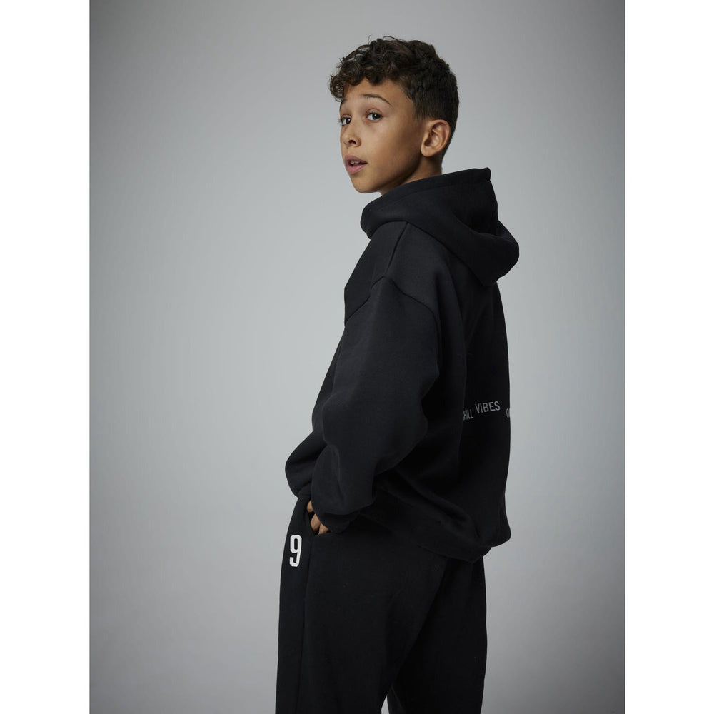 Køb Name It Black Nkmbronx Ls Rlx Swe Bru Wh Bf
