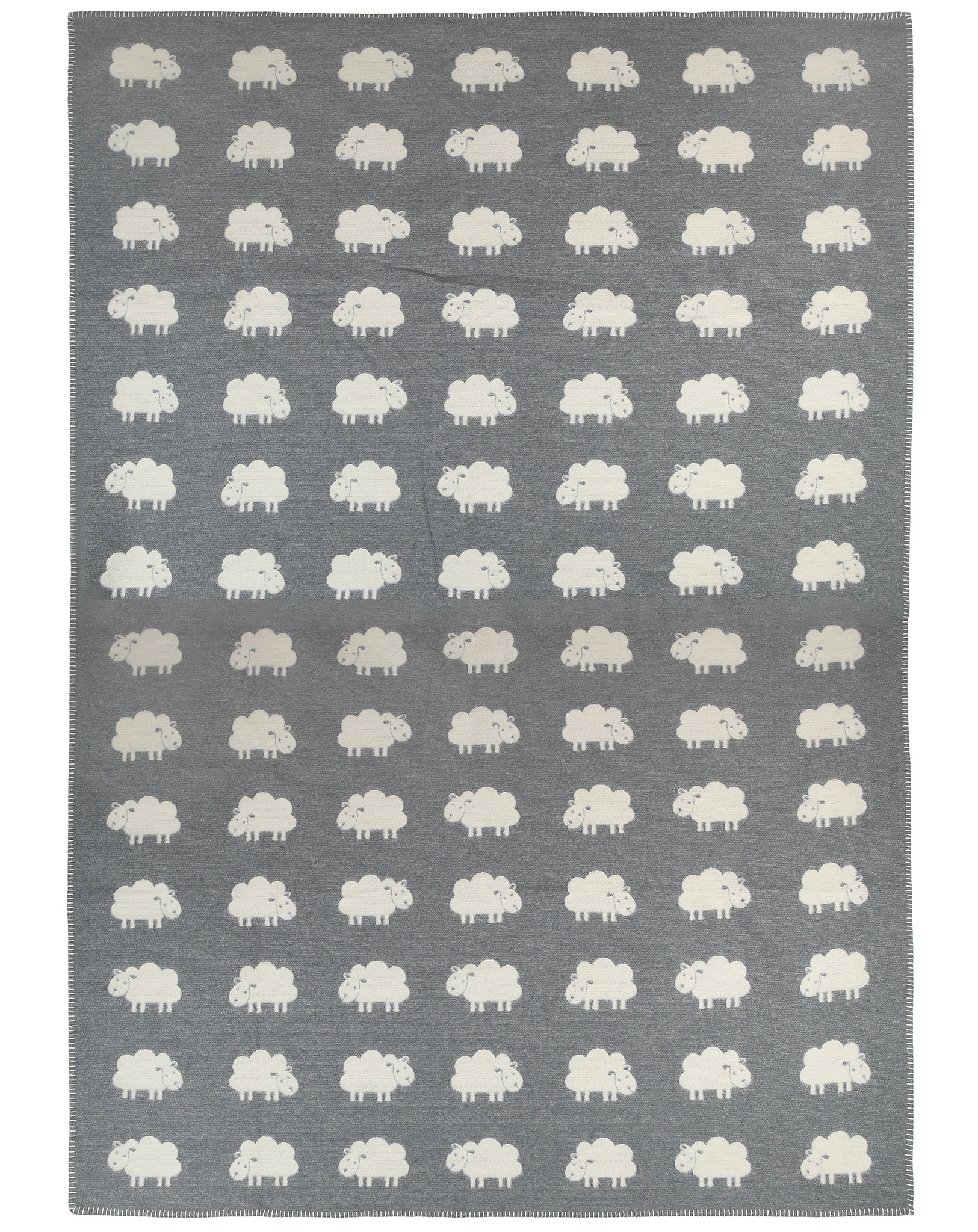 Kuscheldecke DECO - SCHAFE (130x200) in grau