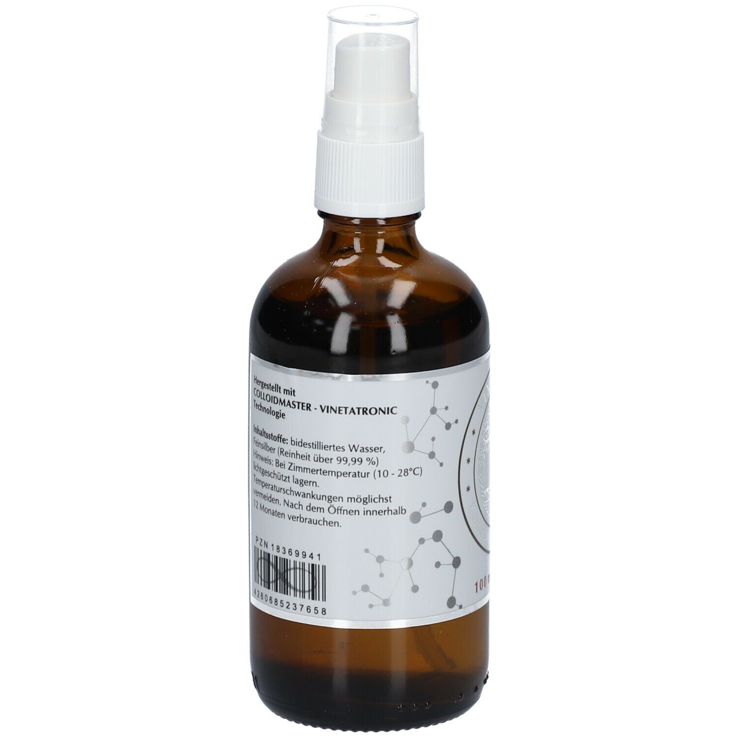 Vinetasol kolloidales Silber 25 ppm