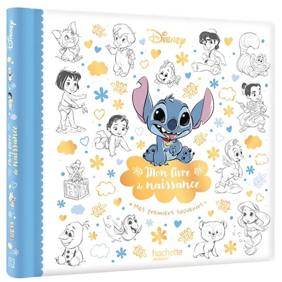 Disney - Stitch Mon livre de naissance mes premiers souvenirs   de               Hachette Jeunesse Disney