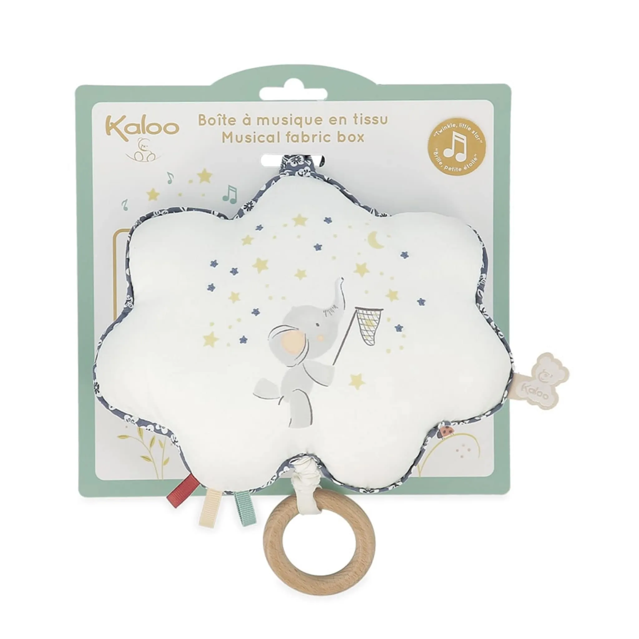 Kaloo Coussin Musical - Nuage Éléphant