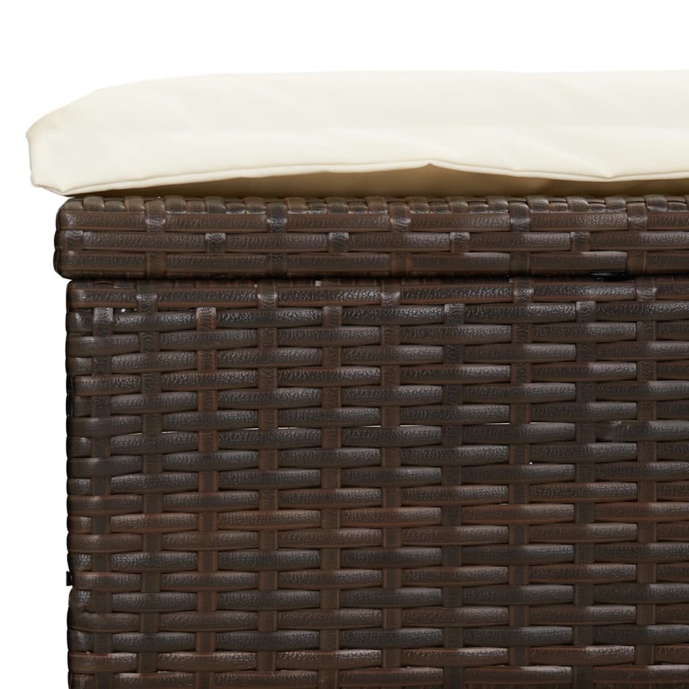 Transat chaise longue bain de soleil lit de jardin terrasse meuble d'extérieur avec toit rond marron 211x57x140cm résine tres