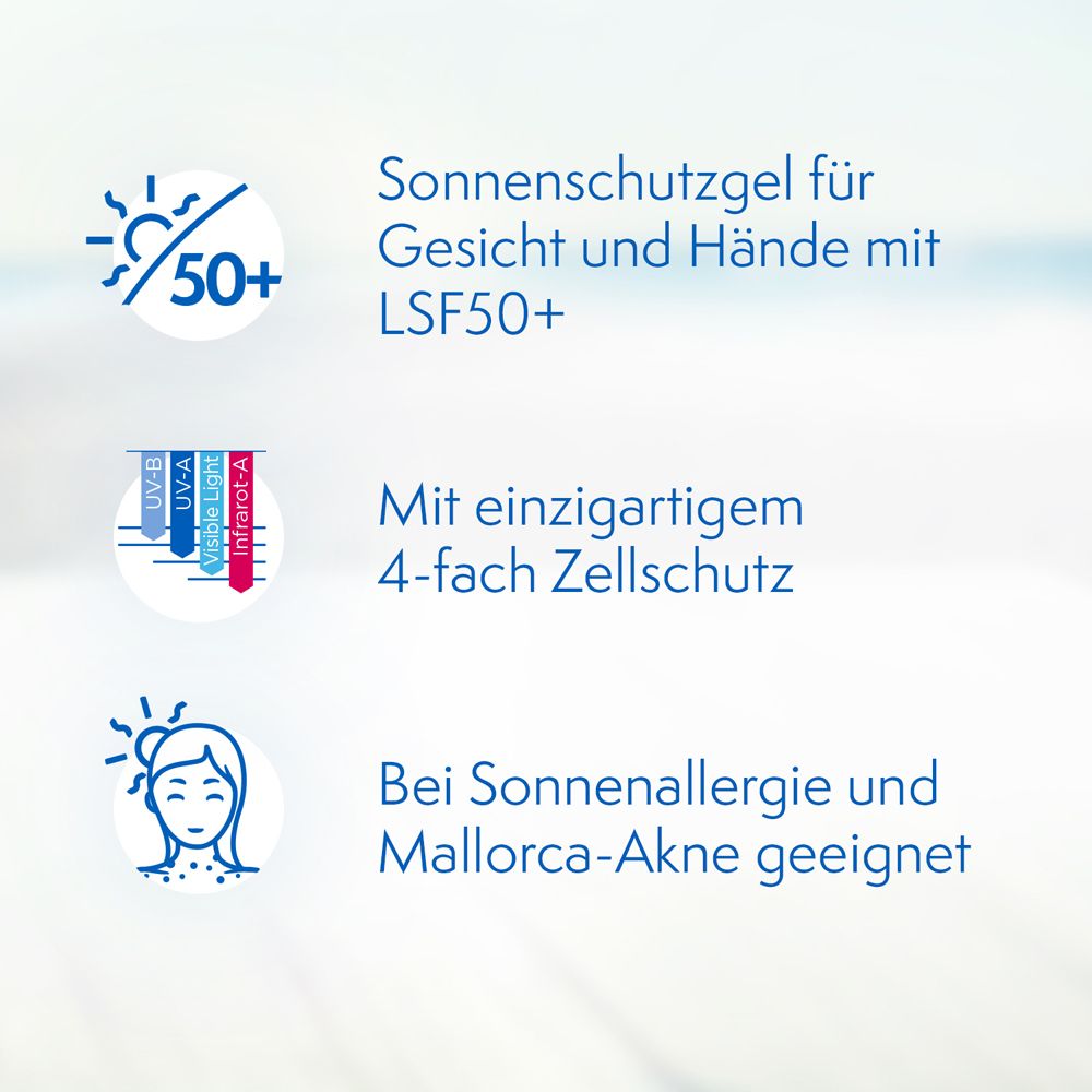 Ladival® Allergische Haut Sonnenschutz Gel für Gesicht und Hände LSF50+