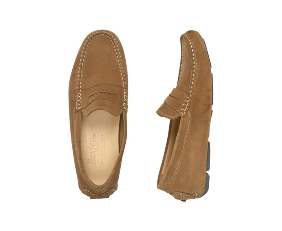 Mocassin homme été Velours Chamois - SEACREST