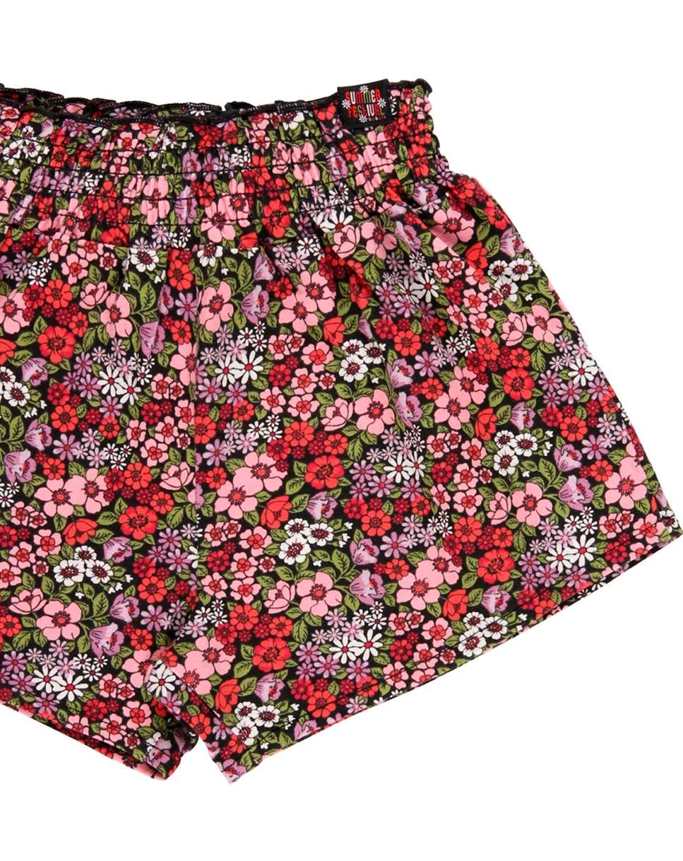 Shorts BLUMENWIESE in rot