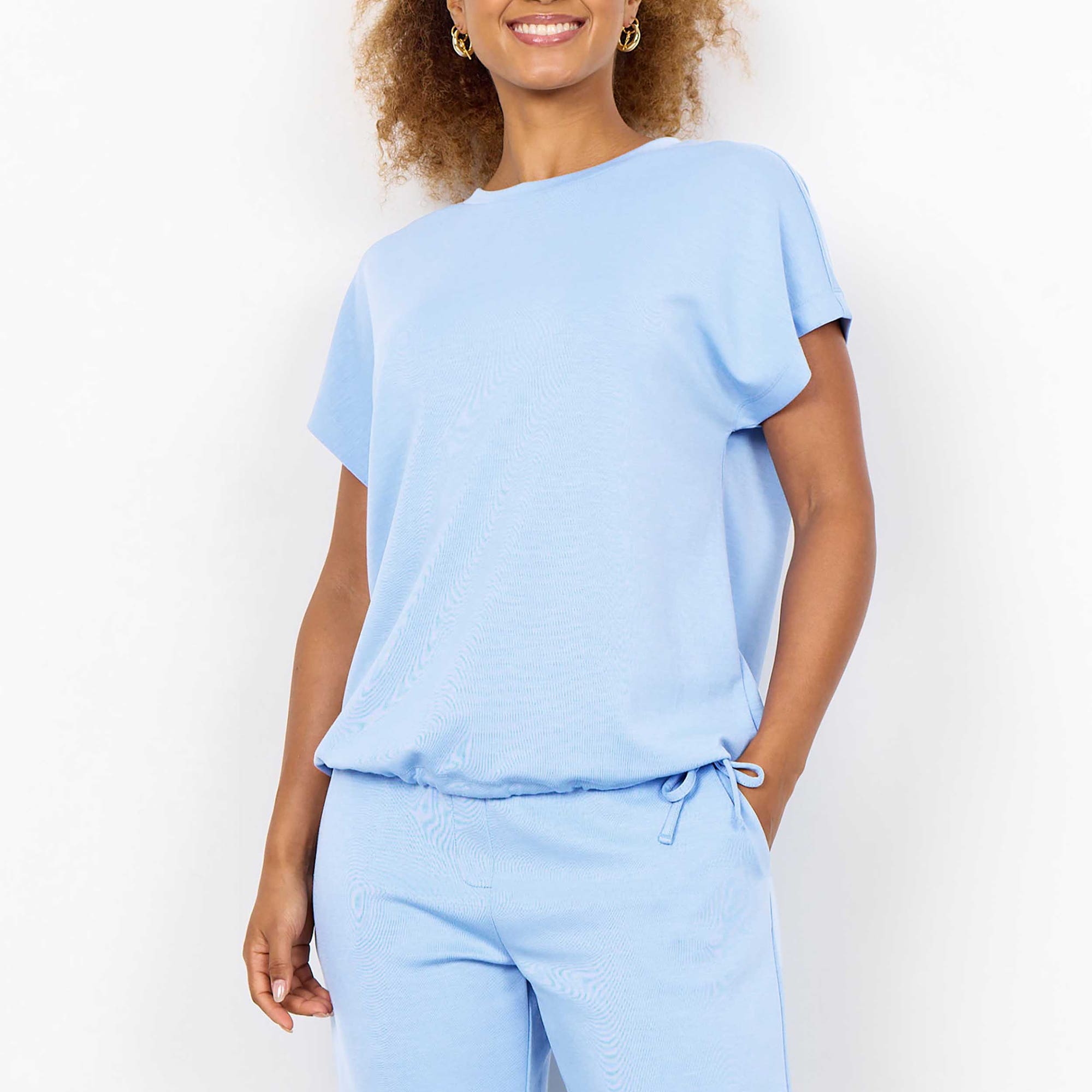 T-shirt Femme bleu ciel