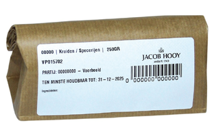 Jacob Hooy Bertramwortel Gesneden 250GR