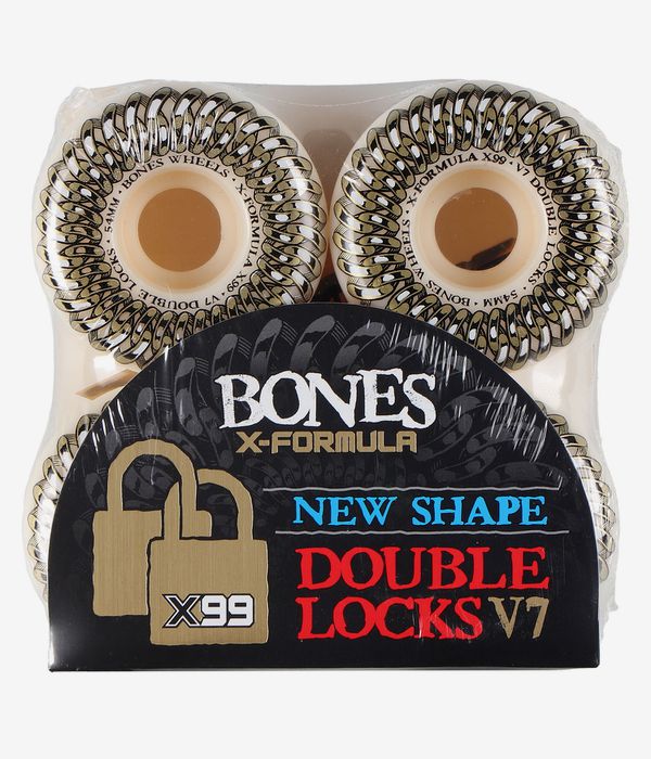 Bones X Formula Double Lock V7 Rollen (white) 54 mm 99A 4er Pack