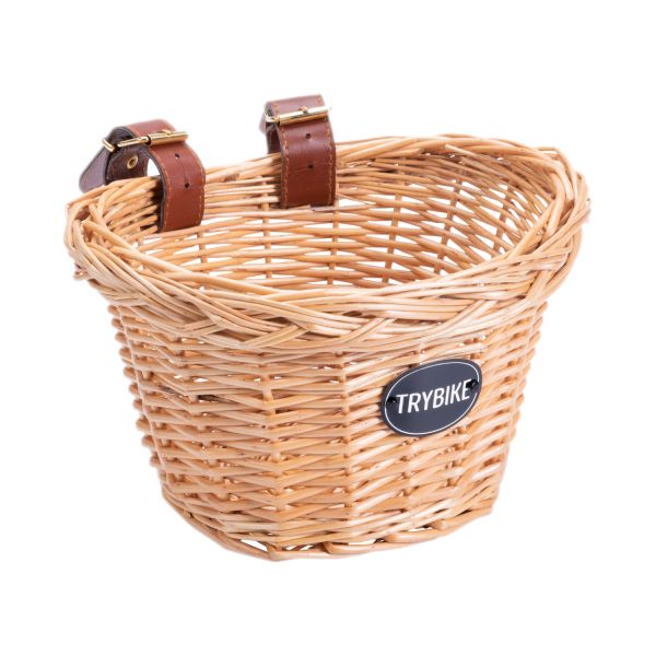 Trybike Steel Fietsmandje - Kunststof Riet