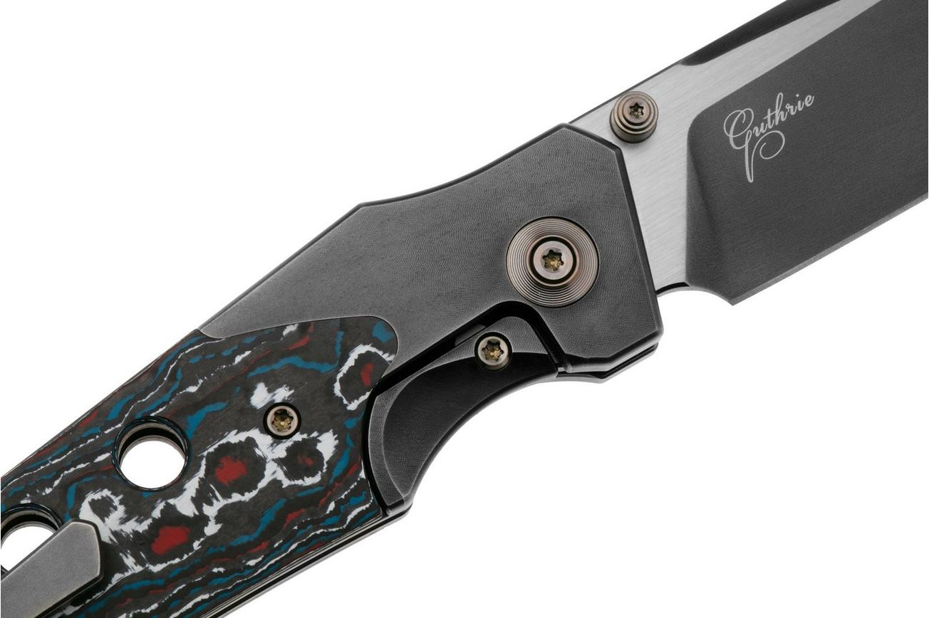 WE Knife Guthrie WE23072B-3 Grey Titanium, Nebula Fat Carbon Inlay, zakmes, Jason Guthrie Design