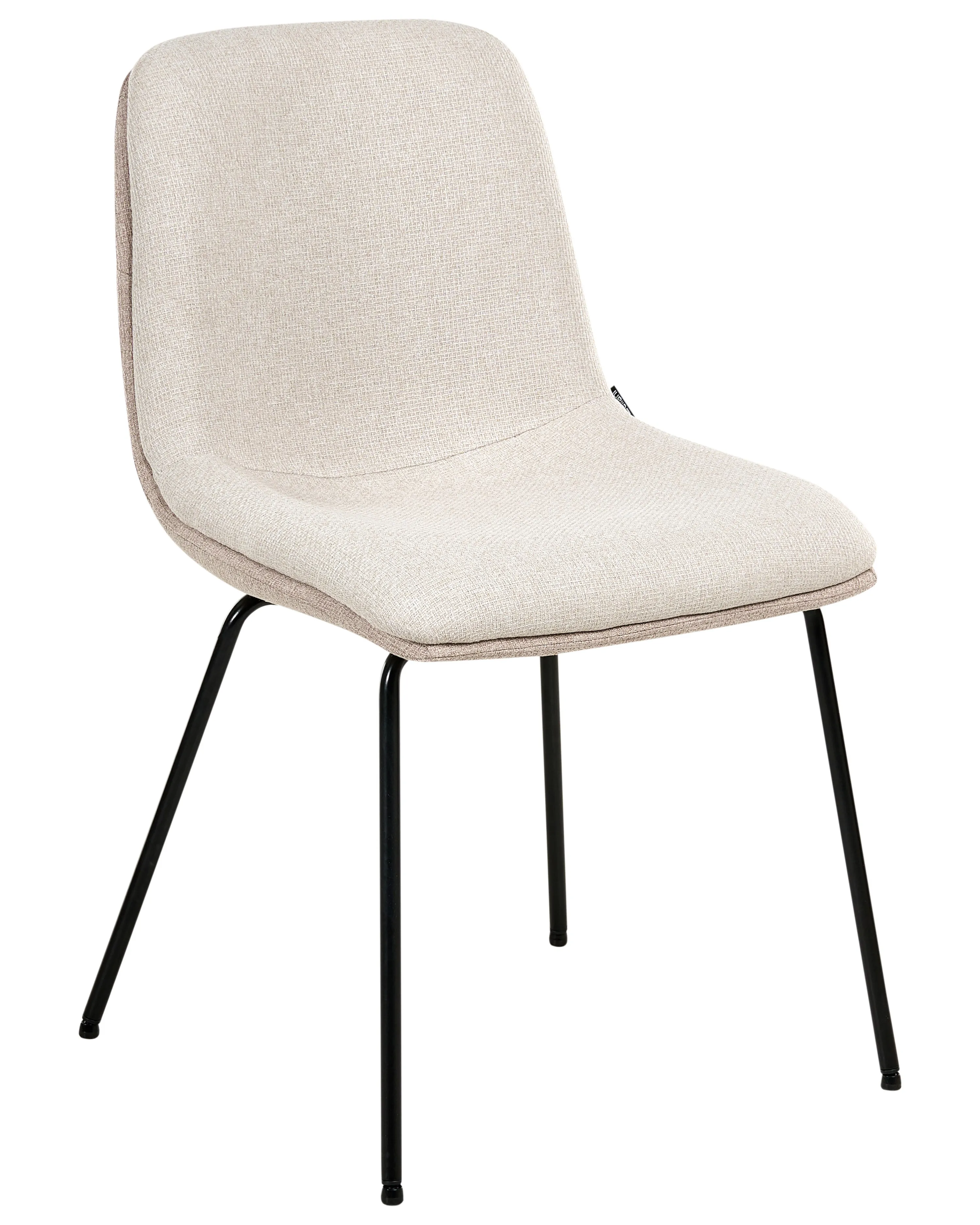 Set van 2 eetkamerstoelen LORIDA Stof Beige