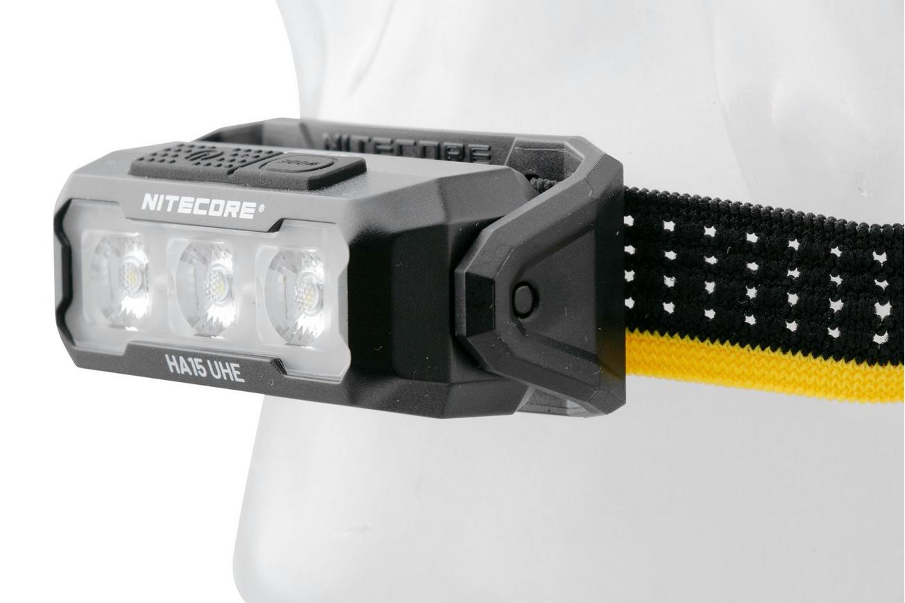Nitecore HA15 UHE oplaadbare hoofdlamp, 400 lumen