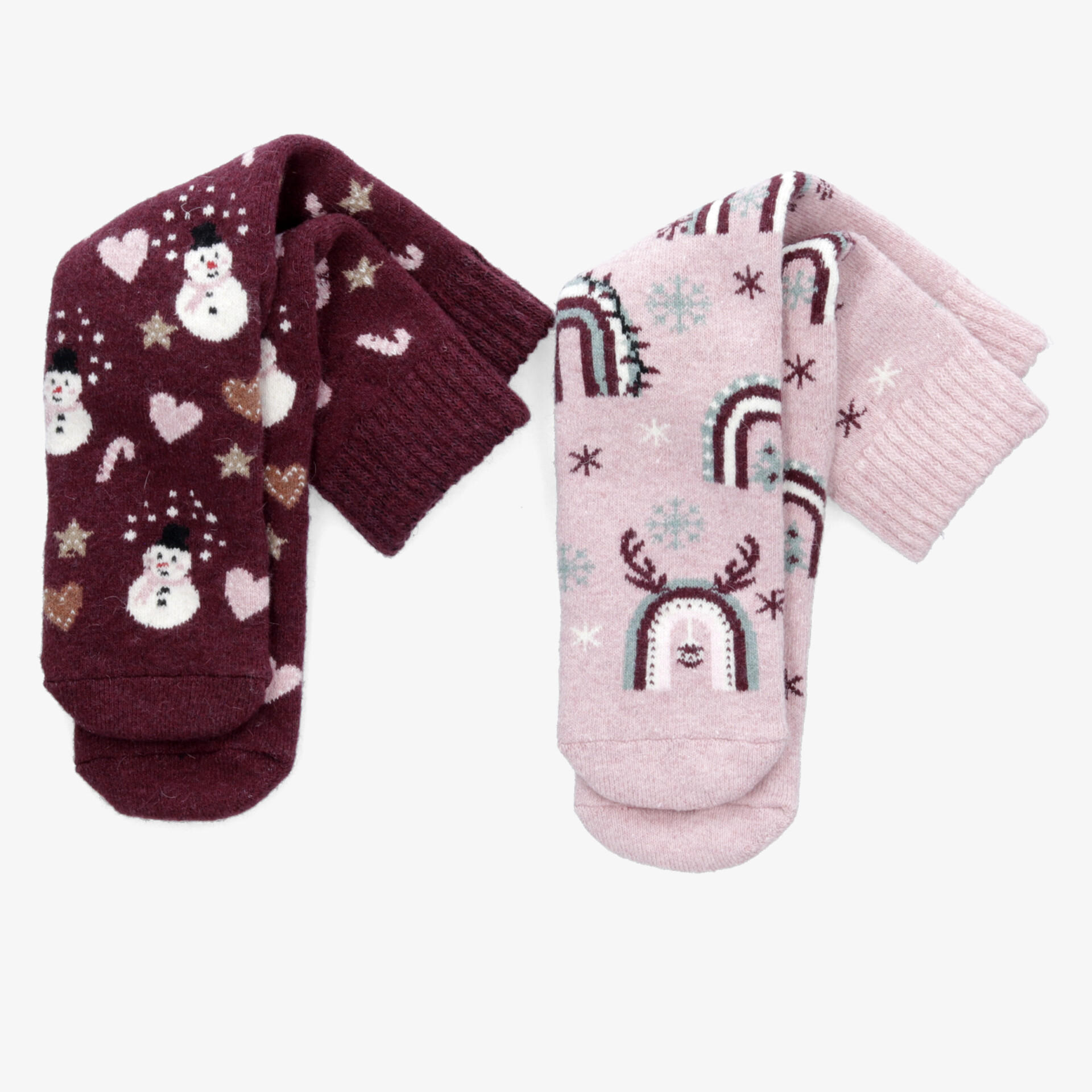 XSRY Damen Kuschelsocken mehrfarbig