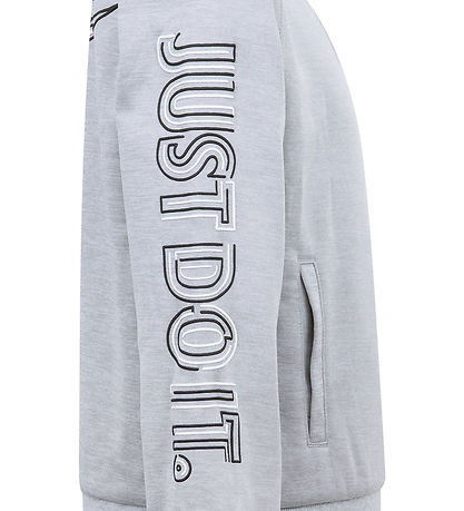 Nike Trainingsanzug - Cardigan/Hosen - Light Rauch Grey Heather