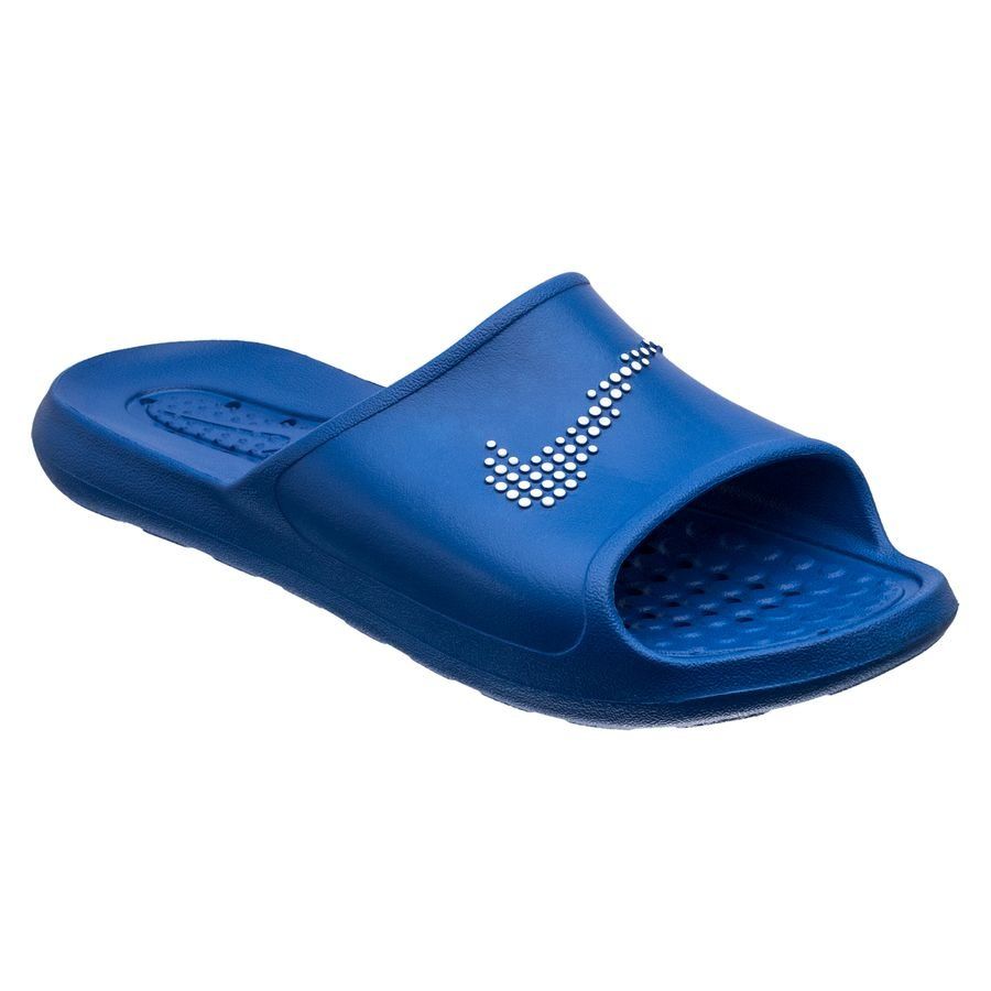 Nike Claquettes Victori One Shower - Bleu/Blanc