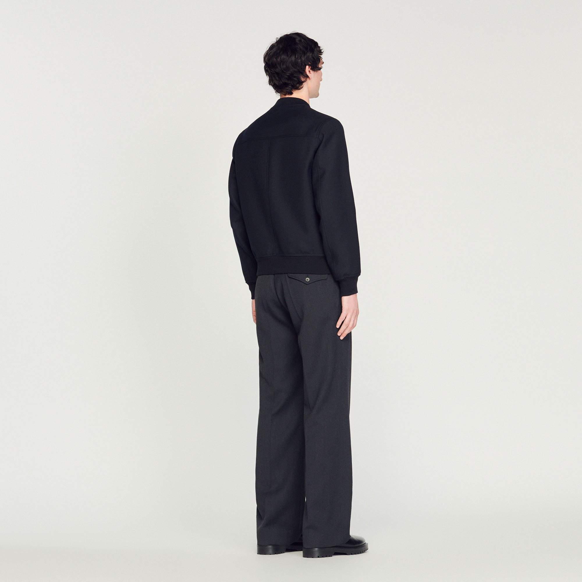 Blouson teddy en laine