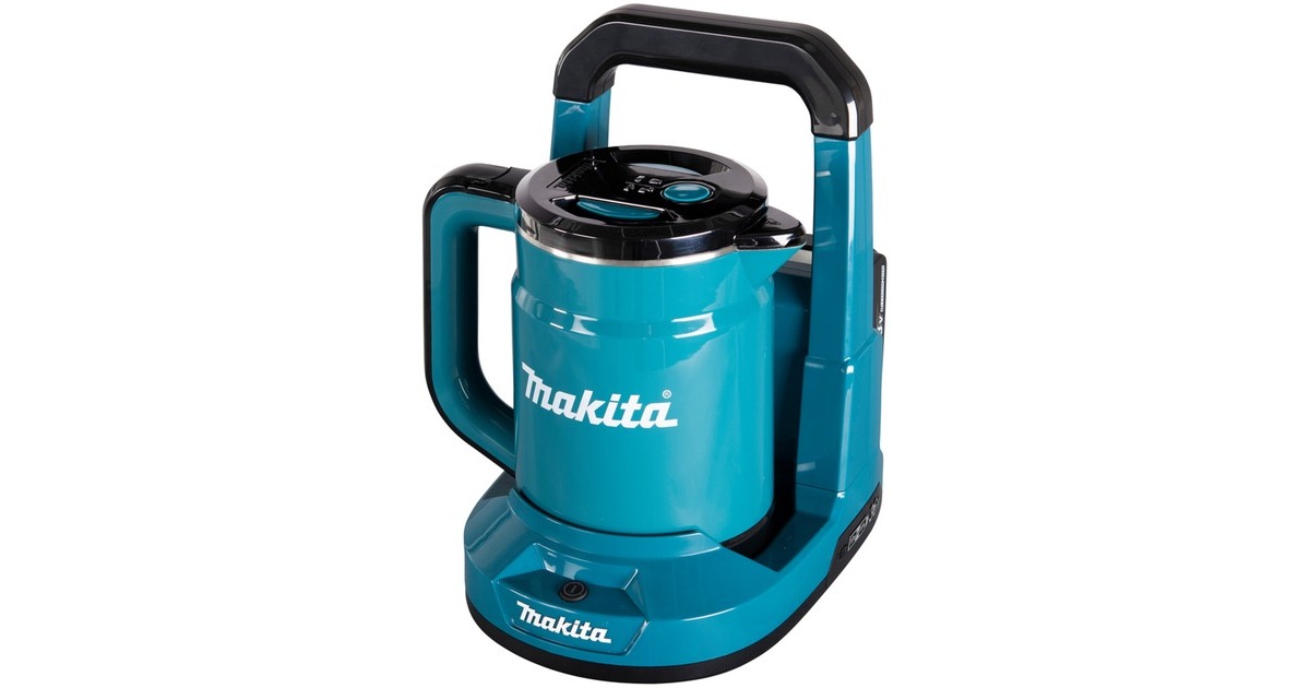 MakitaDKT360Z 2x18 V Waterkoker  (Blauw/zwart, Accu en oplader niet inbegrepen)