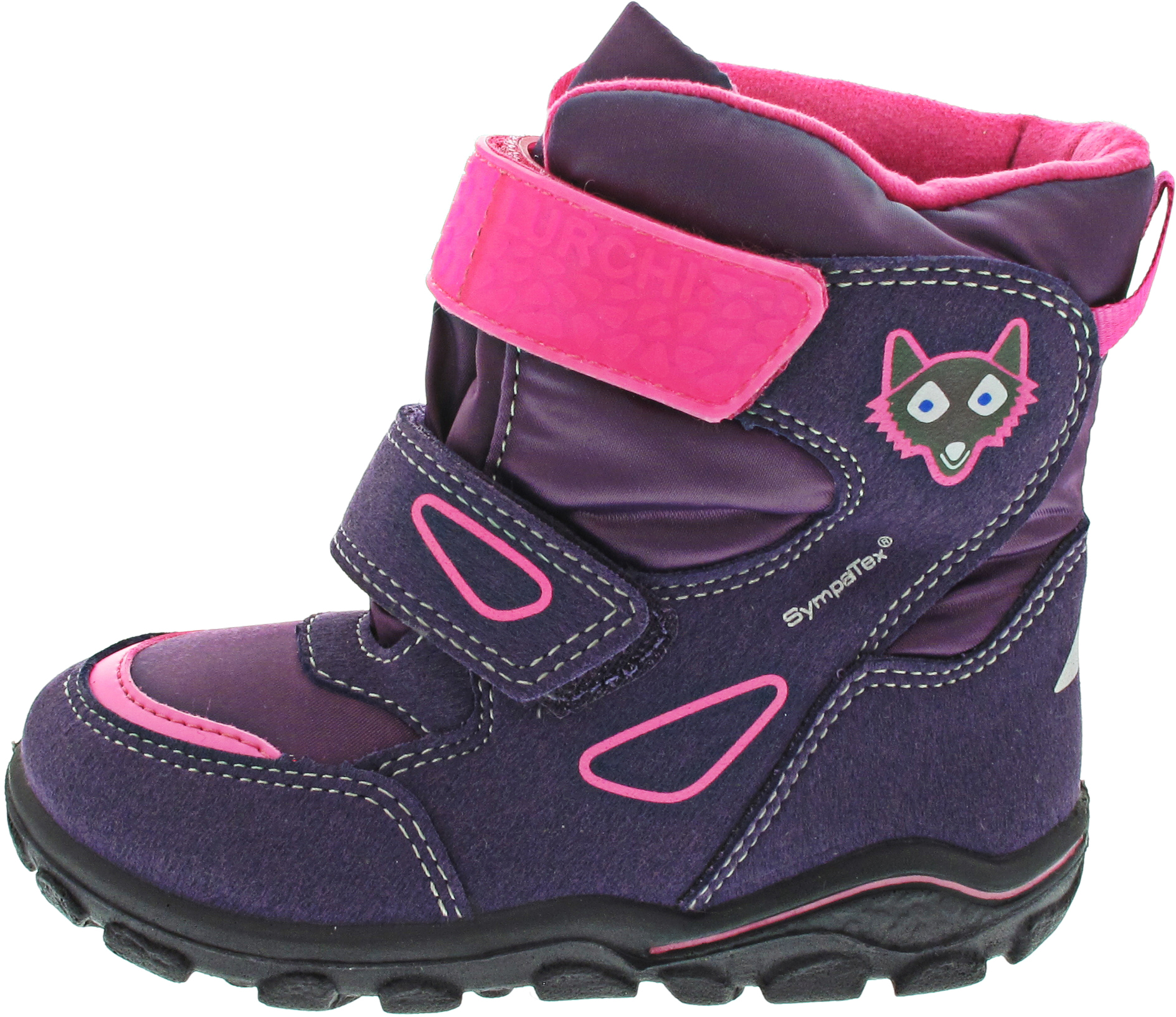 Lurchi Kenan-Symp Klettstiefel TEX lila