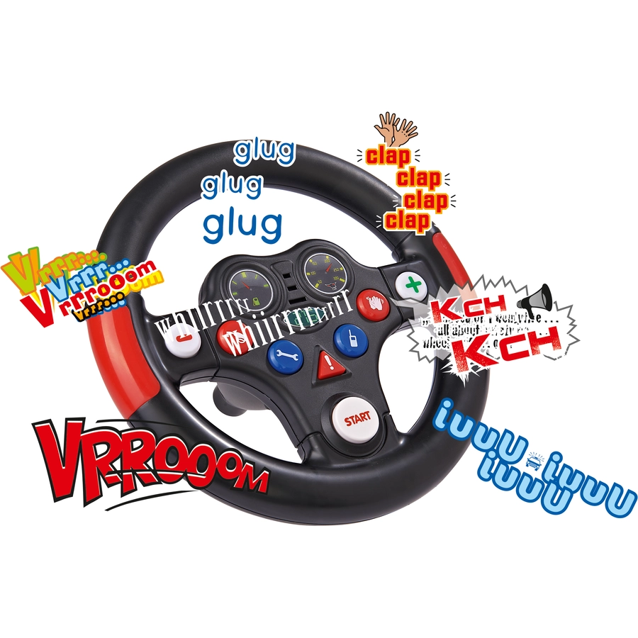 BIG Bobby Car Racing-Sound-Wheel