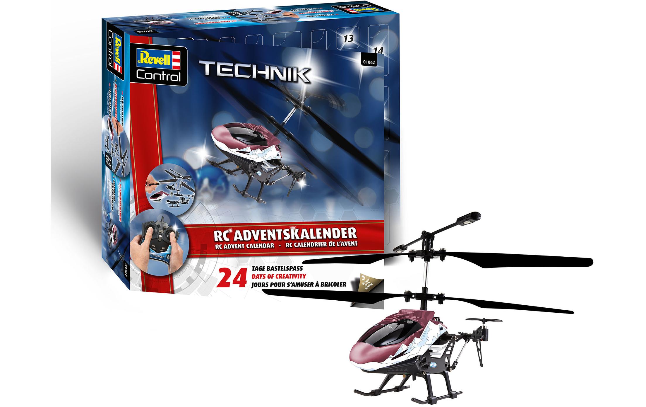 RC Helicopter Adventskalender 2025Control RC Helicopter Adventskalender mit 24 Tagen Bau