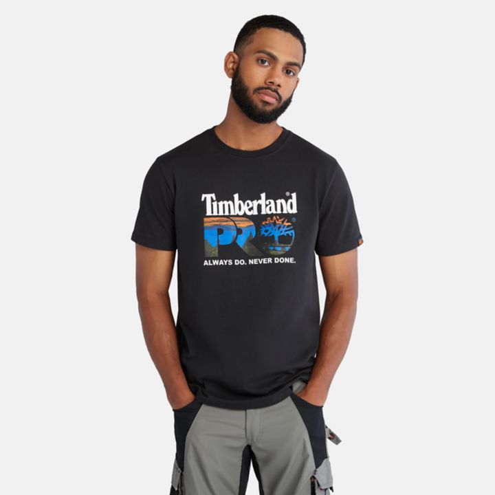 T-shirt à logo Timberland PRO Core pour homme en noir
