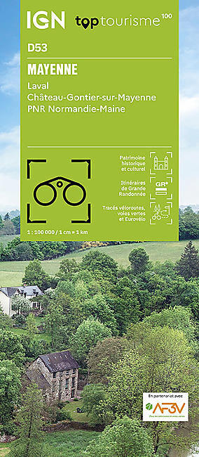 IGN - MAYENNE D53 TOP TOURISME 100 IGN