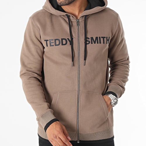 Sweat Zippé Capuche Giclass 10913638D Marron