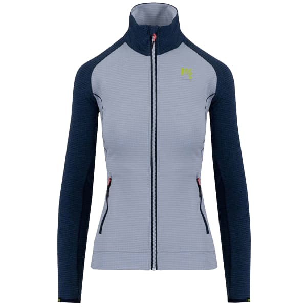 Veste polaire ski rando KARPOS AMBRIZZOLA W FULL ZIP HALOGEN /OUTER SPACE