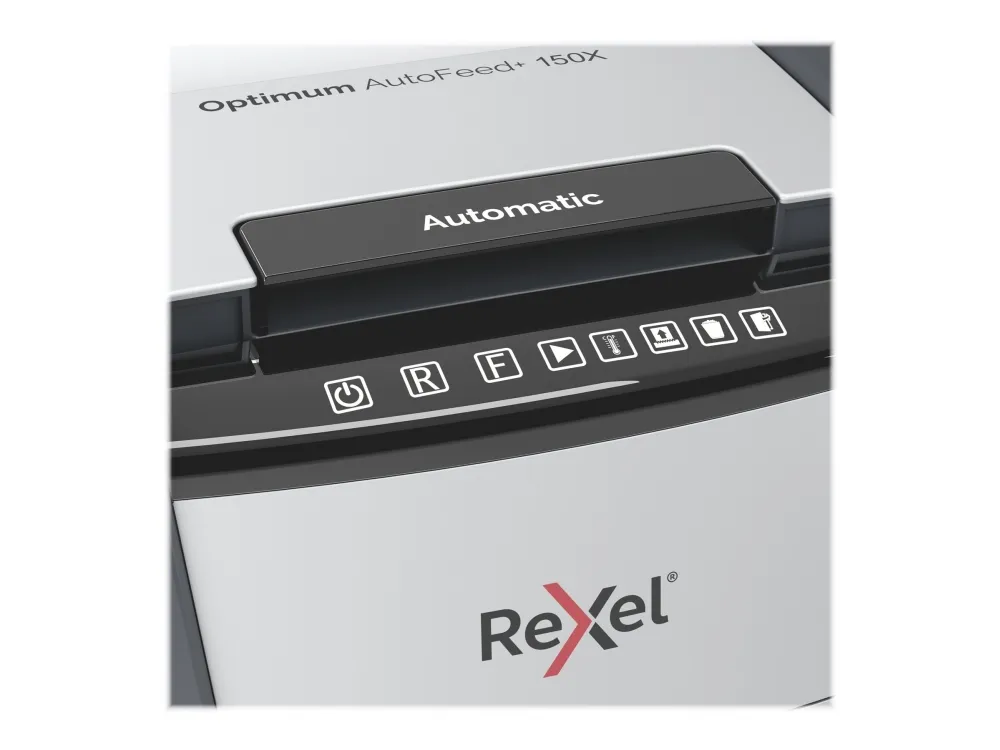 Makulator Rexel Optimum AutoFeed  150X krydsmakulering 4x28 mm (P-4)