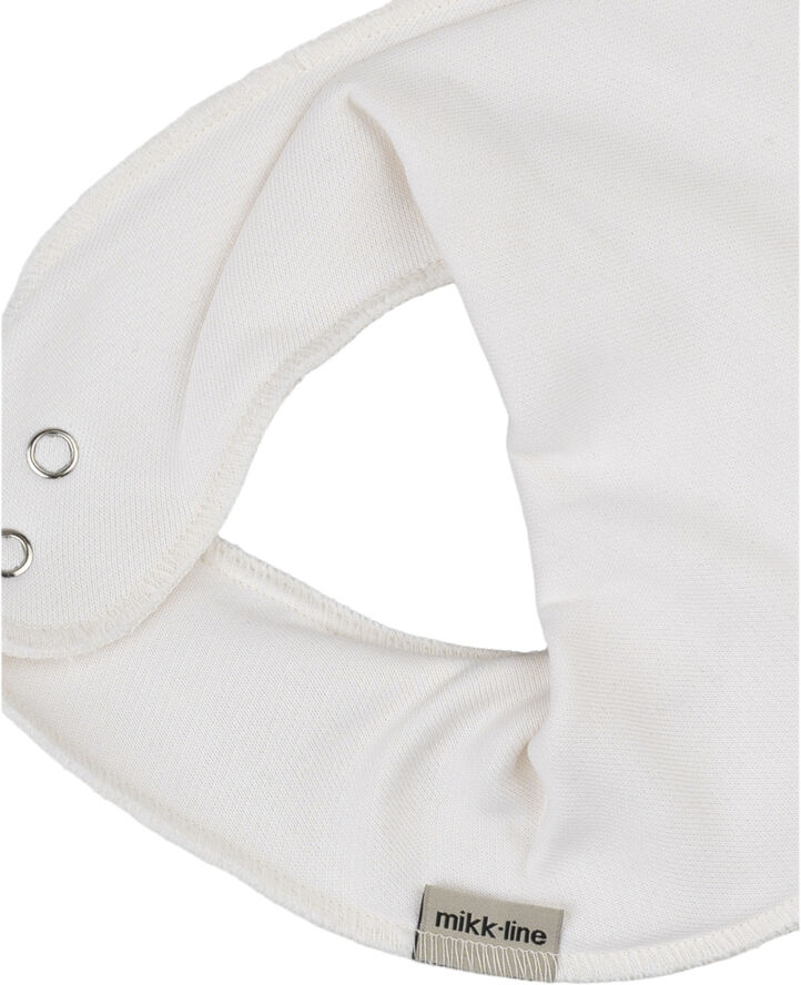 Mikk-Line Cotton Bibs - Triangle White