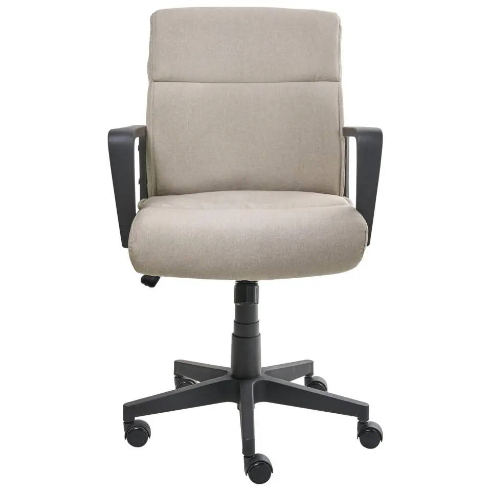 BYRON - Bureaustoel - Beige - Stof
