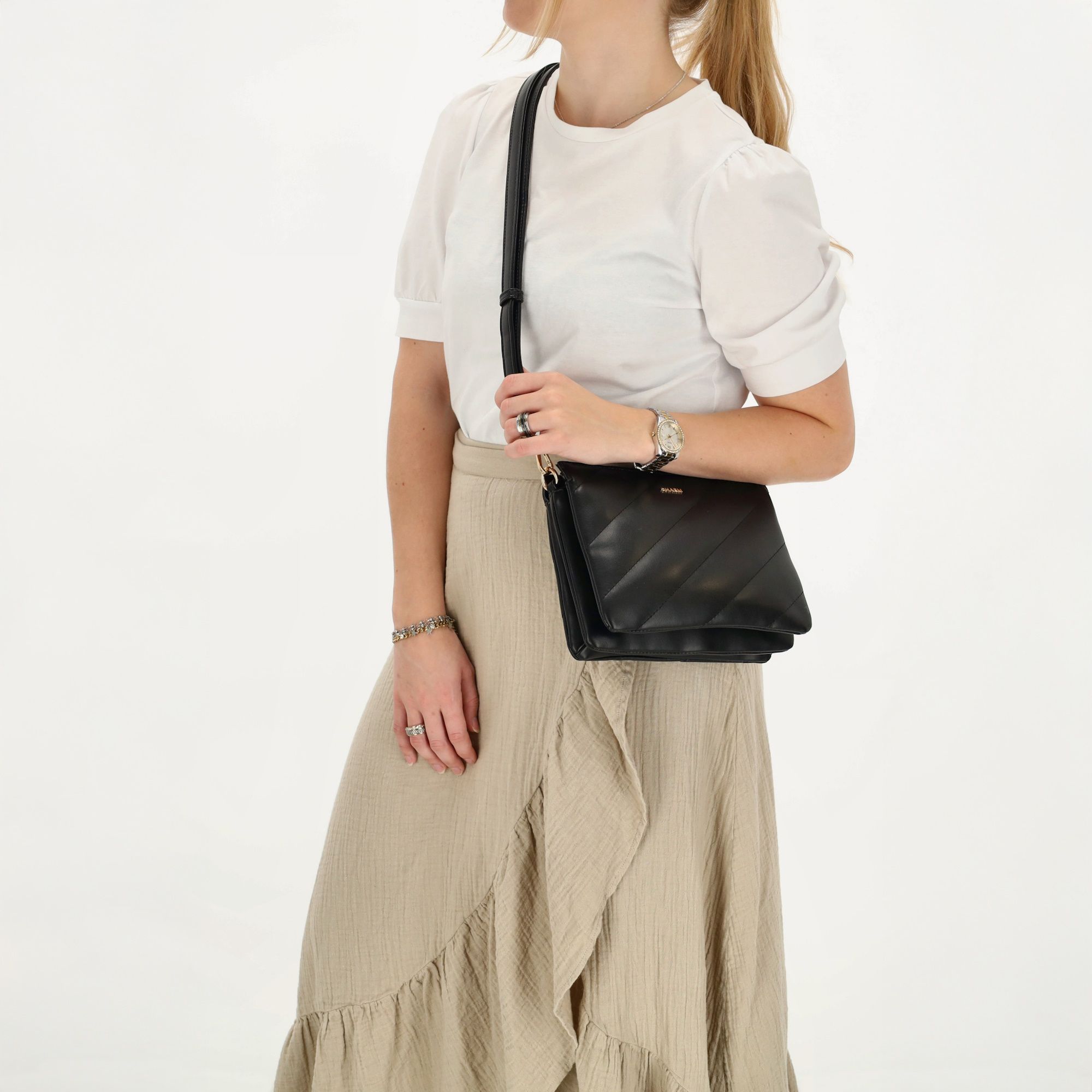 Charm London Via Dante Schoudertas Zwart