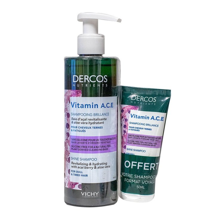 Dercos Vitamin ACE shampooing brillance 250ml + 50ml offert