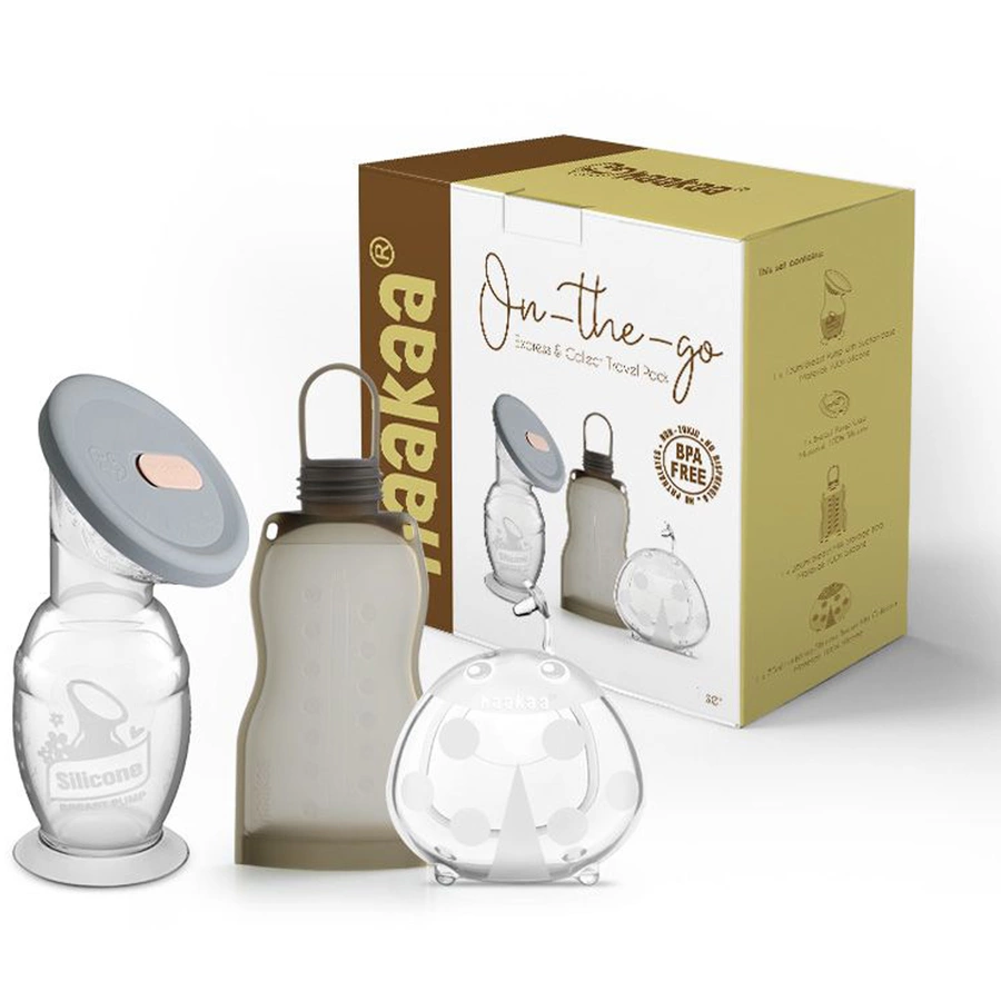 haakaa® Milchpumpe, Express und Collect Reiseset