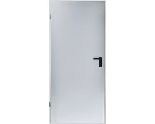 HÖRMANN ZK deurelement, verzinkt, 875x2000 mm, DIN links, inclusief krukgarnituur, zwart.