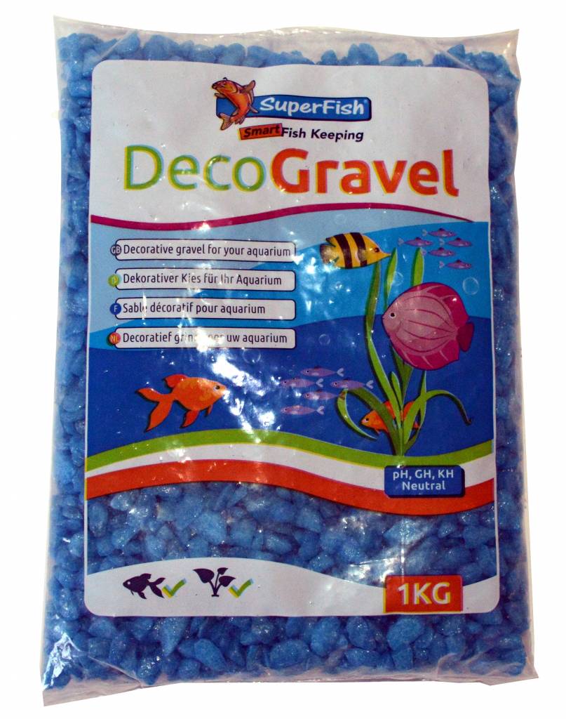 aquariumgrind neon blauw,  1 kg